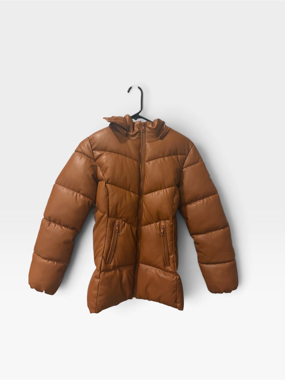 Steve Madden Kids Tan Puffer Jacket with Hood